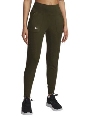Under Armour UA Motion Joggers Green Athletic Loungewear Gym Women's Size M